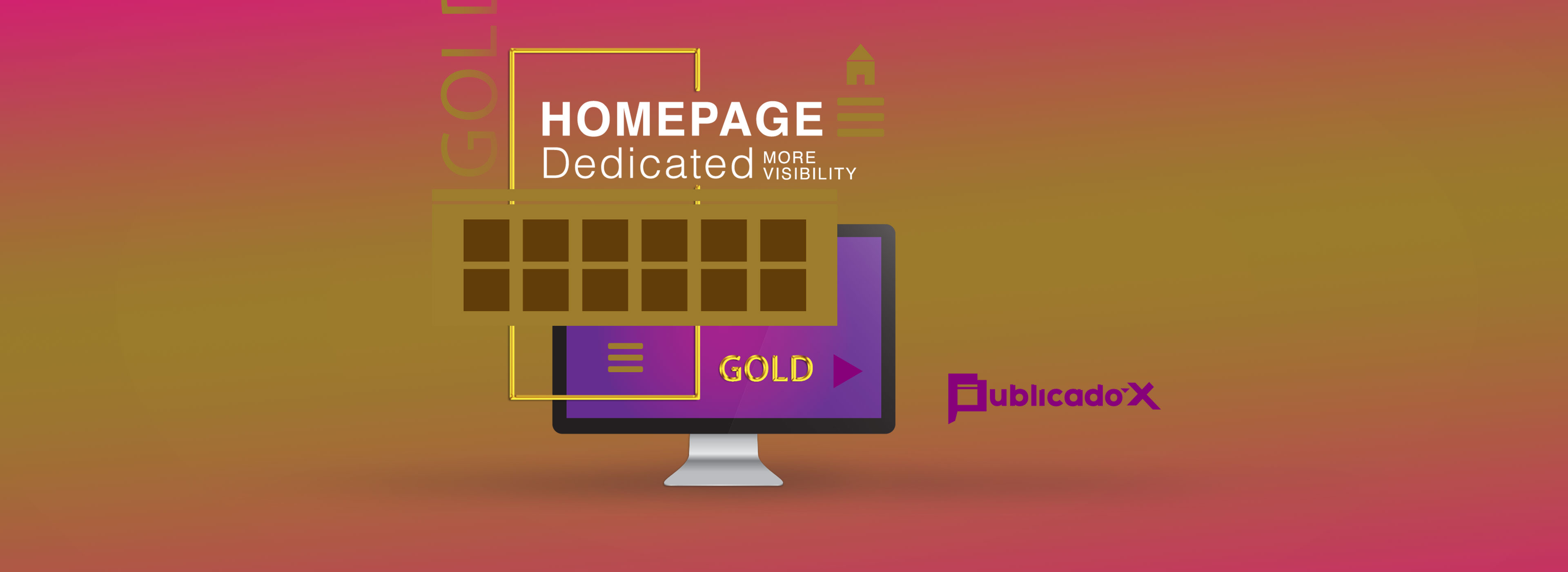 With the Gold Highlight, your ad will appear directly on our Homepage, in a special block on the right of the category's search and profile pages and you can, up to 1 Month, benefit from 12X more views.