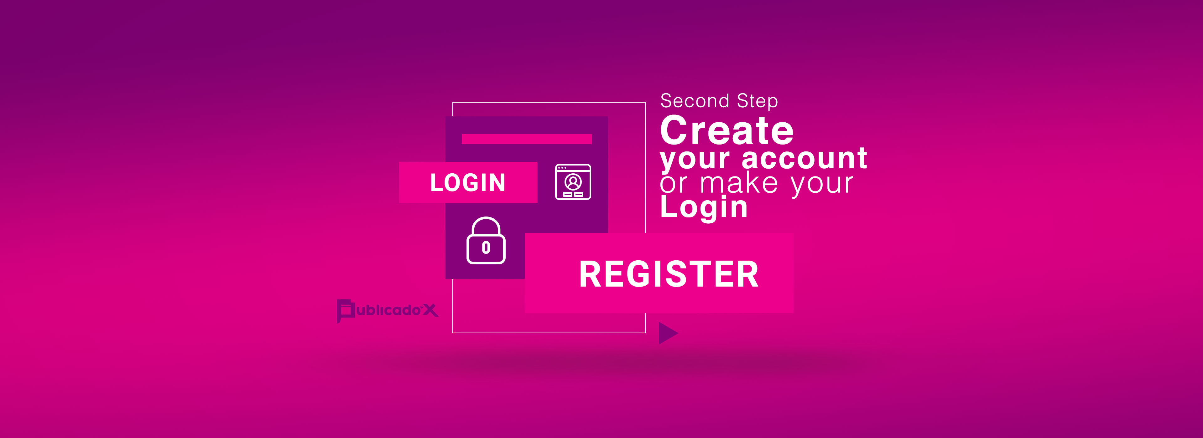 Step 2 � Register your Account or Login if you already have your account registered.